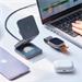 Adam Elements Omnia Mag 3 Magnetic 3-in-1 Wireless Charging Station - Gray AACADMAG3OGGY