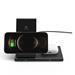 Adam Elements Omnia Q2x 2-in-1 Wireless Charging Station - Black AEAPAADQ2XOGBK