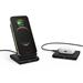 Adam Elements Omnia Q2x 2-in-1 Wireless Charging Station - Black AEAPAADQ2XOGBK