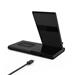 Adam Elements Omnia Q2x 2-in-1 Wireless Charging Station - Black AEAPAADQ2XOGBK