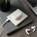 Adam Elements Omnia Q2x 2-in-1 Wireless Charging Station - White AEAPAADQ2XOGWH