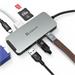 Adam Elements USB-C multiport hub CASA 8 in 1 - Grey AAPADHUBA08GY