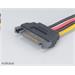 Adaptér SATA na 4pin Molex - 15 cm 2 ks AK-CBPW03-KT02