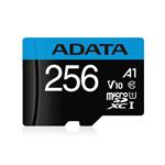 ADATA 256GB Premier MicroSDHC, R/W up to 100/25 MB/s, with Adapter AUSDX256GUICL10A1-RA1