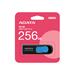 ADATA Flash disk 128GB UV128, USB 3.1 Dash Drive (R:90/W:40 MB/s) čierna/modrá AUV128-256G-RBE