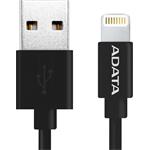 ADATA Lightning kabel MFi 1m černý AMFIPL-1M-CBK