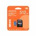 ADATA MicroSDXC 512GB UHS-I 100/25MB/s + adapter AUSDX512GUICL10A1-RA1