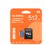 ADATA MicroSDXC 512GB UHS-I 100/25MB/s + adapter AUSDX512GUICL10A1-RA1