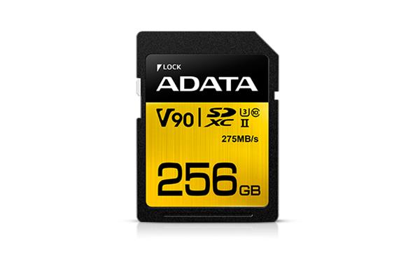 ADATA SDXC karta 256GB UHS-II U3 Class 10, Premier One (R: 290MB / W: 260MB) ASDX256GUII3CL10-C