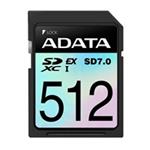 ADATA SDXC karta 512GB Express, PCIe Gen3, UHS-I, C10, V30, (R:800/W:700 MB/s) ASD512GEX3L1-C