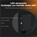 AENO AGH4S Premium Eco Smart Ohrievač, Cierny, LED, WI-FI, max 700W, Infra AGH0004S