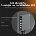 AENO AGH5S Premium Eco Smart Ohrievač, LIMITOVANÁ EDÍCIA GREY Šedá, LED, WI-FI, max 700W, Infra AGH0005S