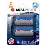 AgfaPhoto Power alkalická batéria LR20/D, blister 2ks AP-LR20-2B