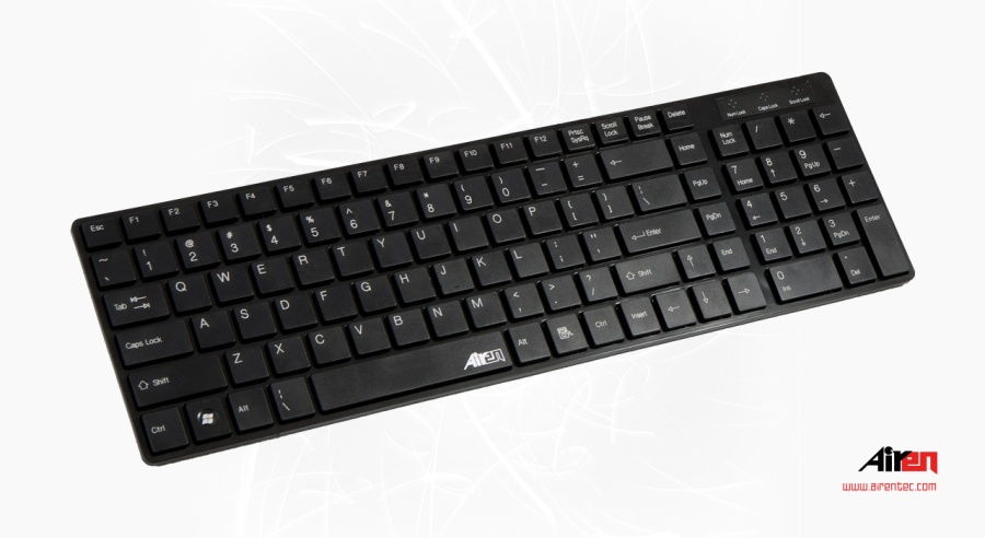 AIREN KEYBOARD AiBoard Slim Black CZ AIREN AB-SLIMB