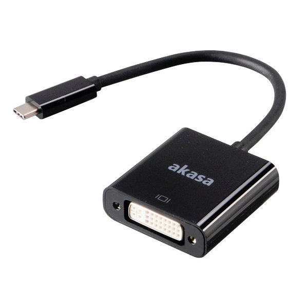 AKASA - adaptér USB typ C na DVI AK-CBCA09-15BK