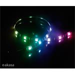 AKASA AK-LD05-50RD Led pasik viacfarebný, magnetický, 50 cm AK-LD05-50RB