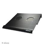 AKASA AK-NBCH-01B chladič pre notebook do 15" s USB hubom, čierny