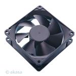 AKASA Black Paxfan - 8cm vetrák, čierny