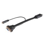 AKASA - HDMI na VGA s audio konektorem AK-CBHD18-20BK