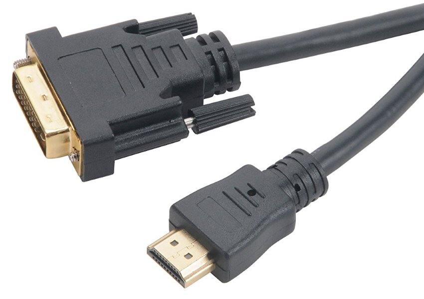 AKASA Kabel DVI-D na HDMI/ HDMI version 1.3/ zlacené konektory/ 2m AK-CBHD06-20BK