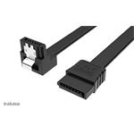 AKASA - Proslim SATA kabel 90° - 50 cm AK-CBSA09-05BK