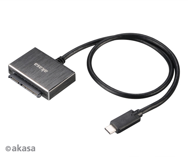 AKASA USB 3.1 adaptér pro 2,5" HDD a SSD - 60 cm AK-AU3-05BK