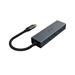 AKASA - USB Type-C 4-in-1 hub s Ethernetem AK-CBCA20-18BK