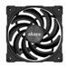 AKASA ventilátor ALUCIA XS12 (Hadal Black Edition), 12cm fan AK-FN122-BK