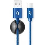 ALIGATOR PREMIUM 2A kabel, USB-C, modrá DATKP30