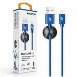 ALIGATOR PREMIUM Datový kabel 2A, Micro USB modrý DATKP13