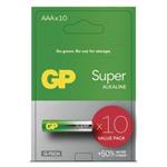 Alkalická batéria GP Super LR03 (AAA) 4891199224089