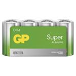 Alkalická batéria GP Super LR14 (C), fólia 4891199217883