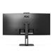 AOC LCD CU34V5CW 34" zakřivený VA 21:9/3440x1440@100Hz/1ms/300cd/20mil:1/HDMI/DP/4xUSB/USB-C/Webcam/Repro/VE CU34V5CW/BK