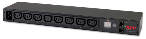 APC Metered Rack PDU AP7821B - Rozvodná jednotka PDU (k montáži na regál) - AC 100-240 V - Ethernet