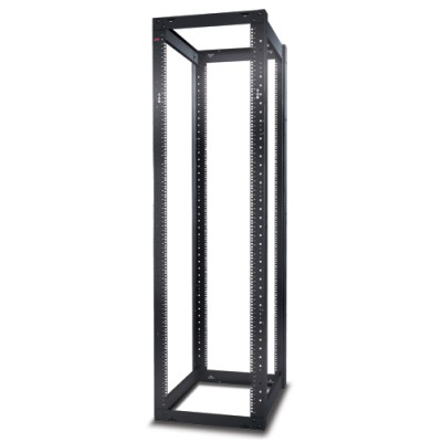 APC NetShelter 4 Post Open Frame Rack - Rozvaděč stojanový - černá - 44U - pro P/N: SUA5000RMI5U AR204A