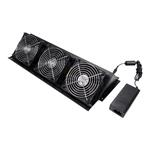 APC NetShelter CX Fan Booster Kit - Větrání skříně - AC 100/120/200/208/220/230/240 V - černá - pro AR4703