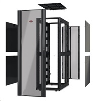 APC NetShelter SX 48U 750mm Wide x 1200mm Deep Enclosure Without Doors Black AR3357X610