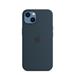 Apple iPhone 13 Silicone Case with MagSafe - Abyss Blue MC2Y4ZM/A