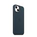 Apple iPhone 13 Silicone Case with MagSafe - Abyss Blue MC2Y4ZM/A