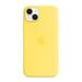 Apple iPhone 14 Plus Silicone Case with MagSafe - Canary Yellow MQUC3ZM/A