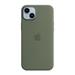 Apple iPhone 14 Plus Silicone Case with MagSafe - Olive MQUD3ZM/A