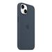 Apple iPhone 14 Plus Silicone Case with MagSafe - Storm Blue MW503ZM/A