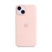 Apple iPhone 14 Silicone Case with MagSafe - Chalk Pink MW5V3ZM/A