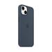 Apple iPhone 14 Silicone Case with MagSafe - Storm Blue MW5T3ZM/A