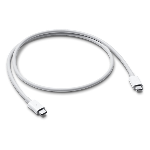 Apple - Kabel Thunderbolt - USB-C (M) do USB-C (M) - USB 3.1 Gen 2 / Thunderbolt 3 - 80 cm - pro iM MQ4H2ZM/A