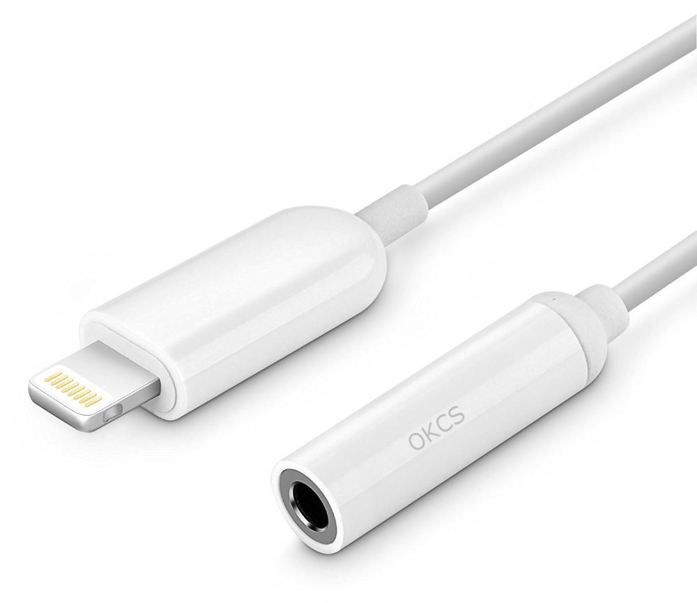 Apple Lightning to 3.5 mm Headphone Jack Adapter MMX62ZM/A