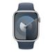 Apple Watch 45mm Storm Blue Sport Band - M/L MT3R3ZM/A