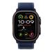 Apple Watch 49mm Blue Trail Loop - M/L - Black Titanium Finish MYQ83ZM/A