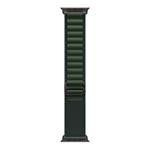 Apple Watch 49mm Dark Green Alpine Loop - Large - Black Titanium Finish MYPT3ZM/A