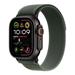 Apple Watch 49mm Green Trail Loop - S/M - Black Titanium Finish MYQ33ZM/A